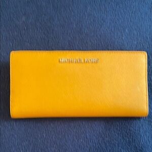 Michael Kors Mustard Yellow Wallet